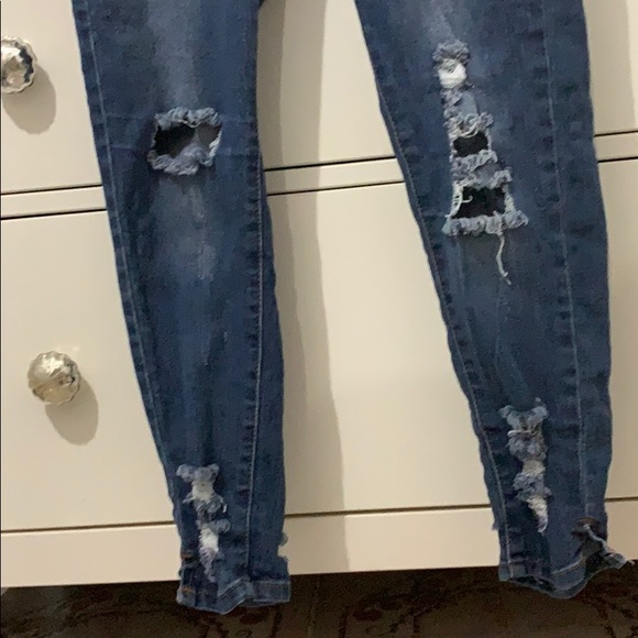 Blue Ripped Jeans - Picture 2 of 5